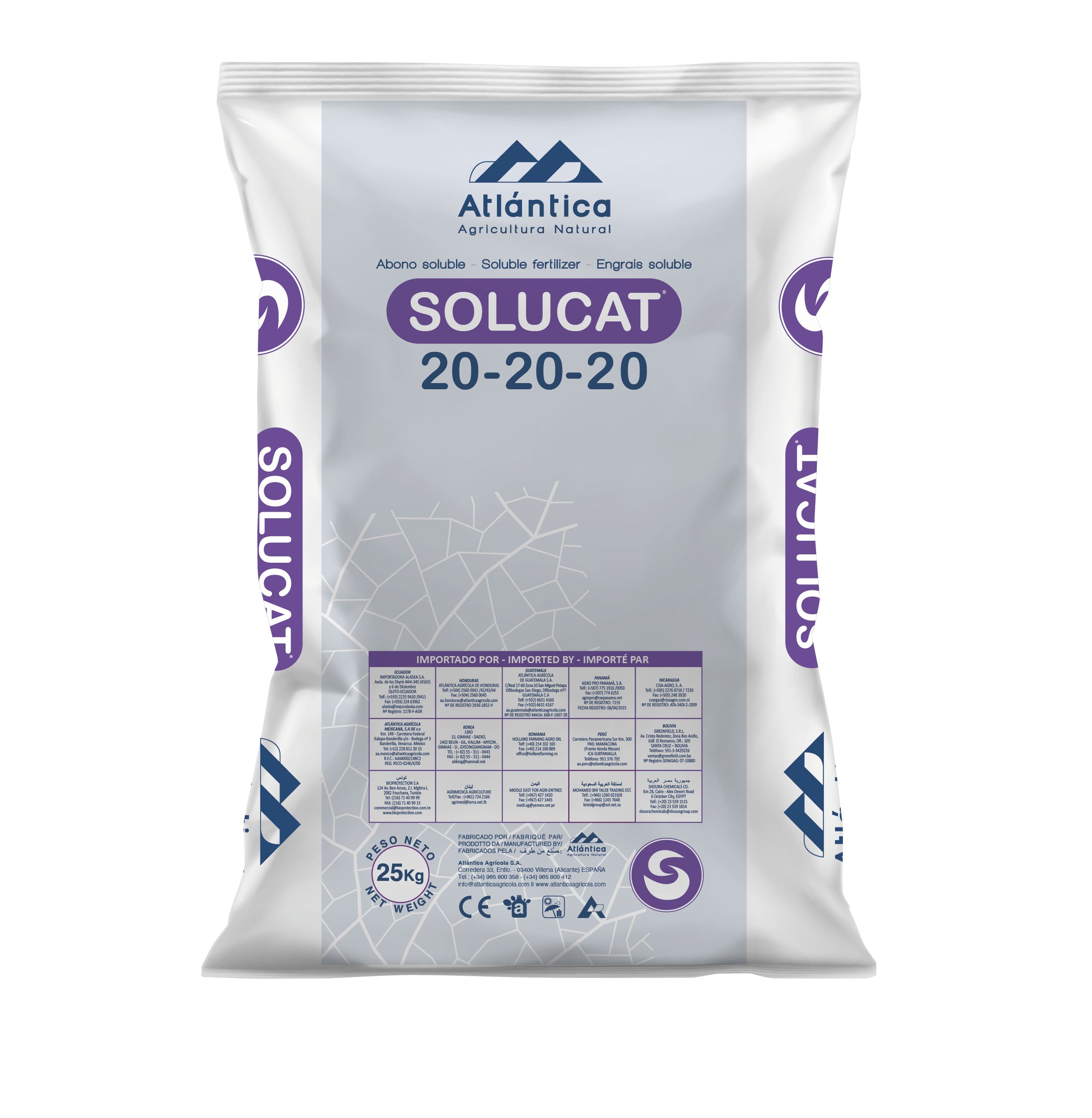 Solucat 20-20-20 Atlantica Solucat 20-20-20 NPK - Görsel 1