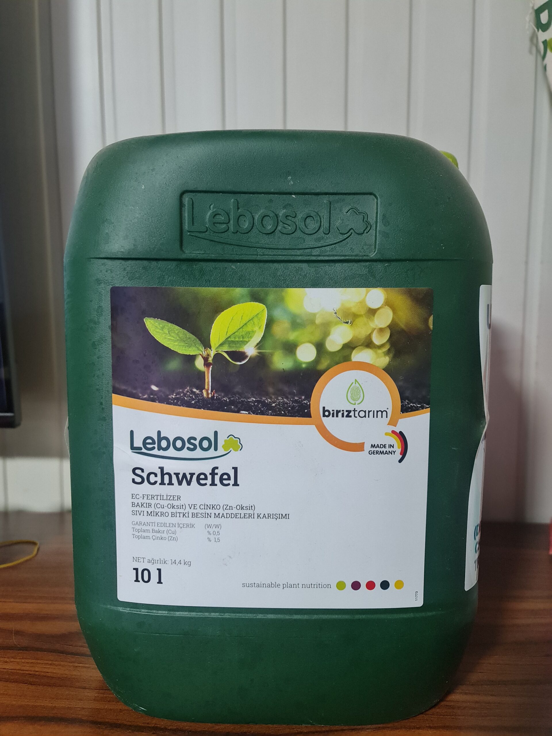 LEBOSOL Schwefel 10LT LEBOSOL Schwefel 10LT - Görsel 1
