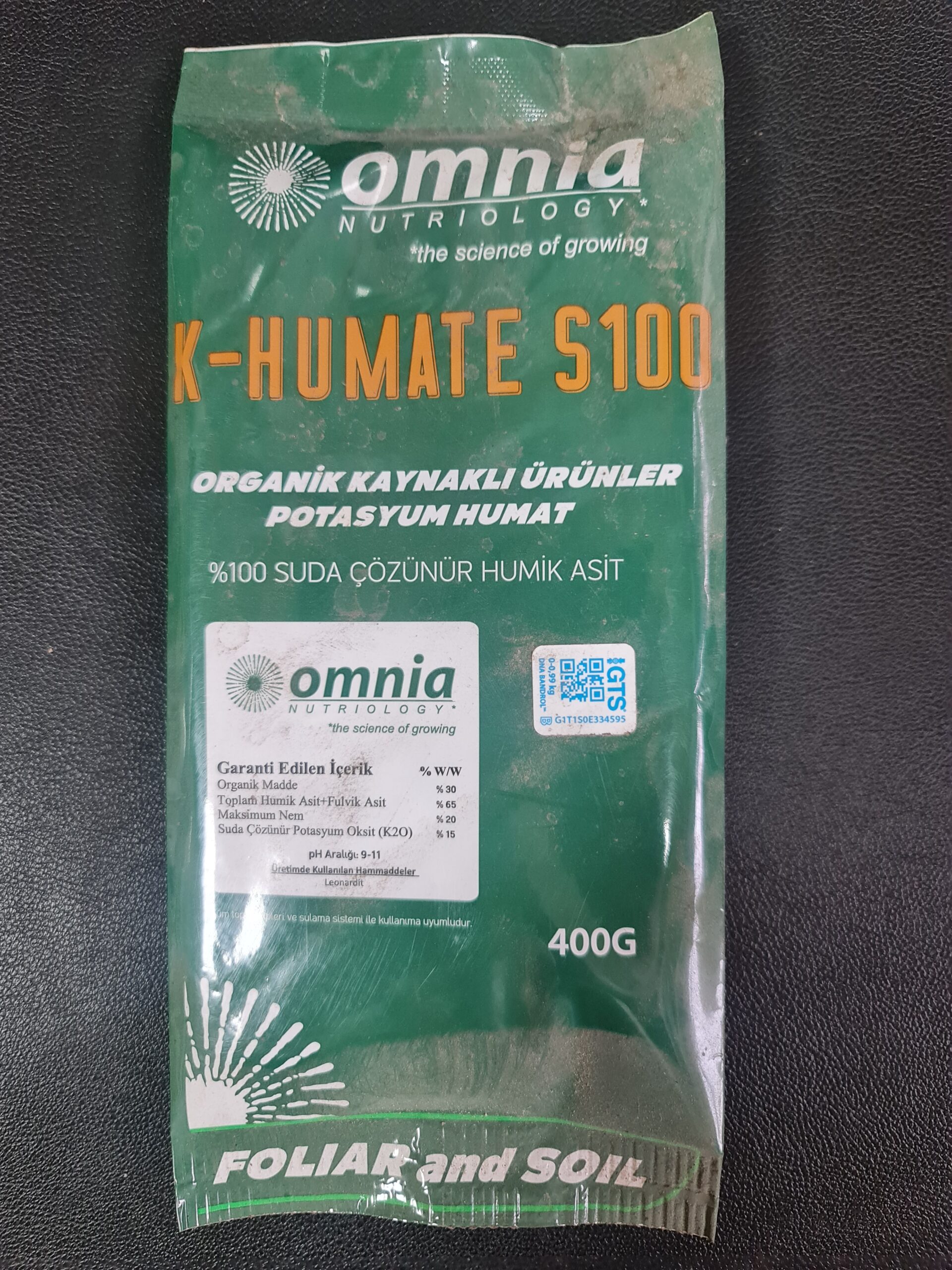 20251207_164327 Omnia K-Humate S100 400GR - Görsel 1