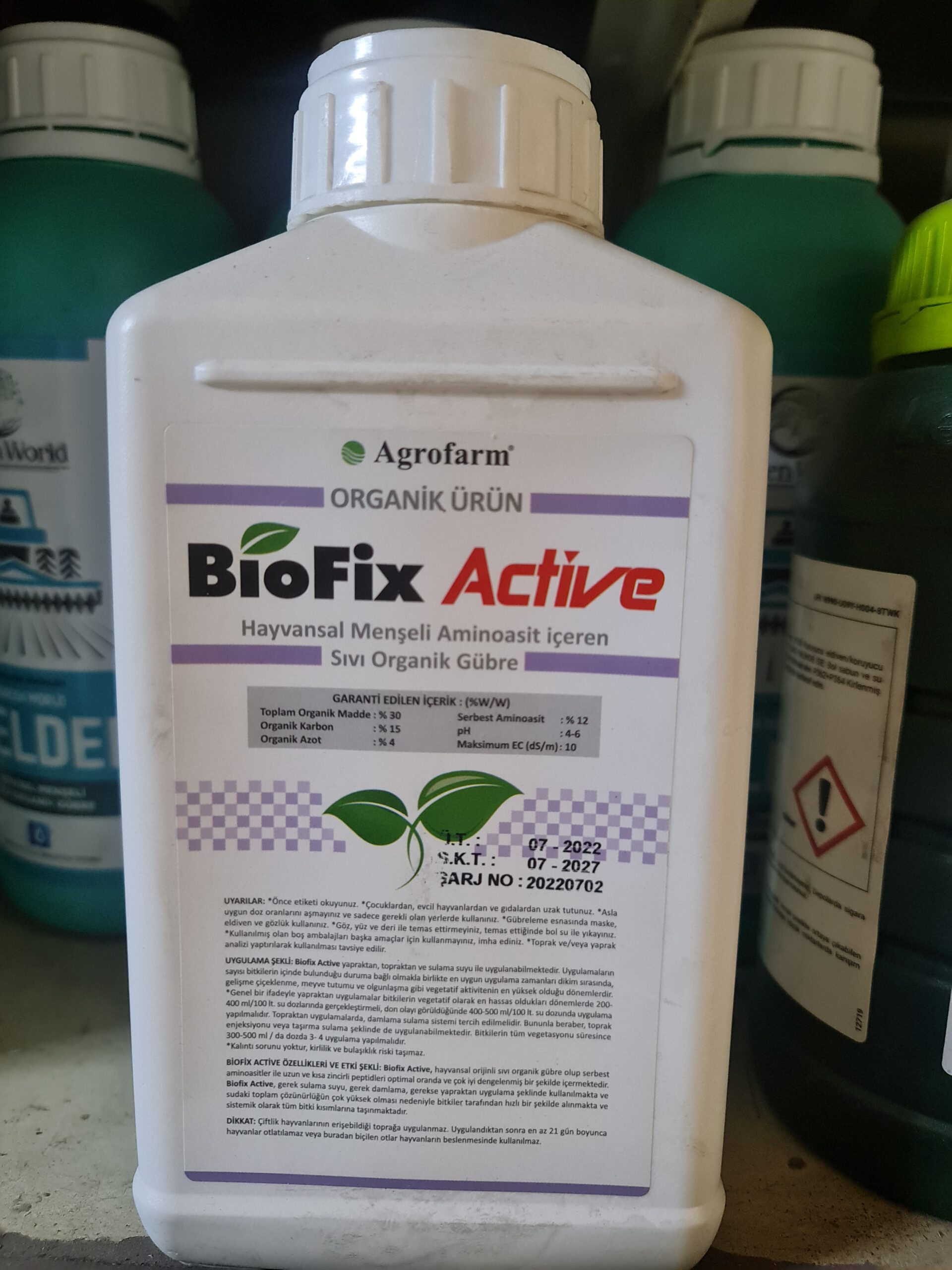 BioFix Active 1LT AGROFARM BioFix Active 1LT - Görsel 1